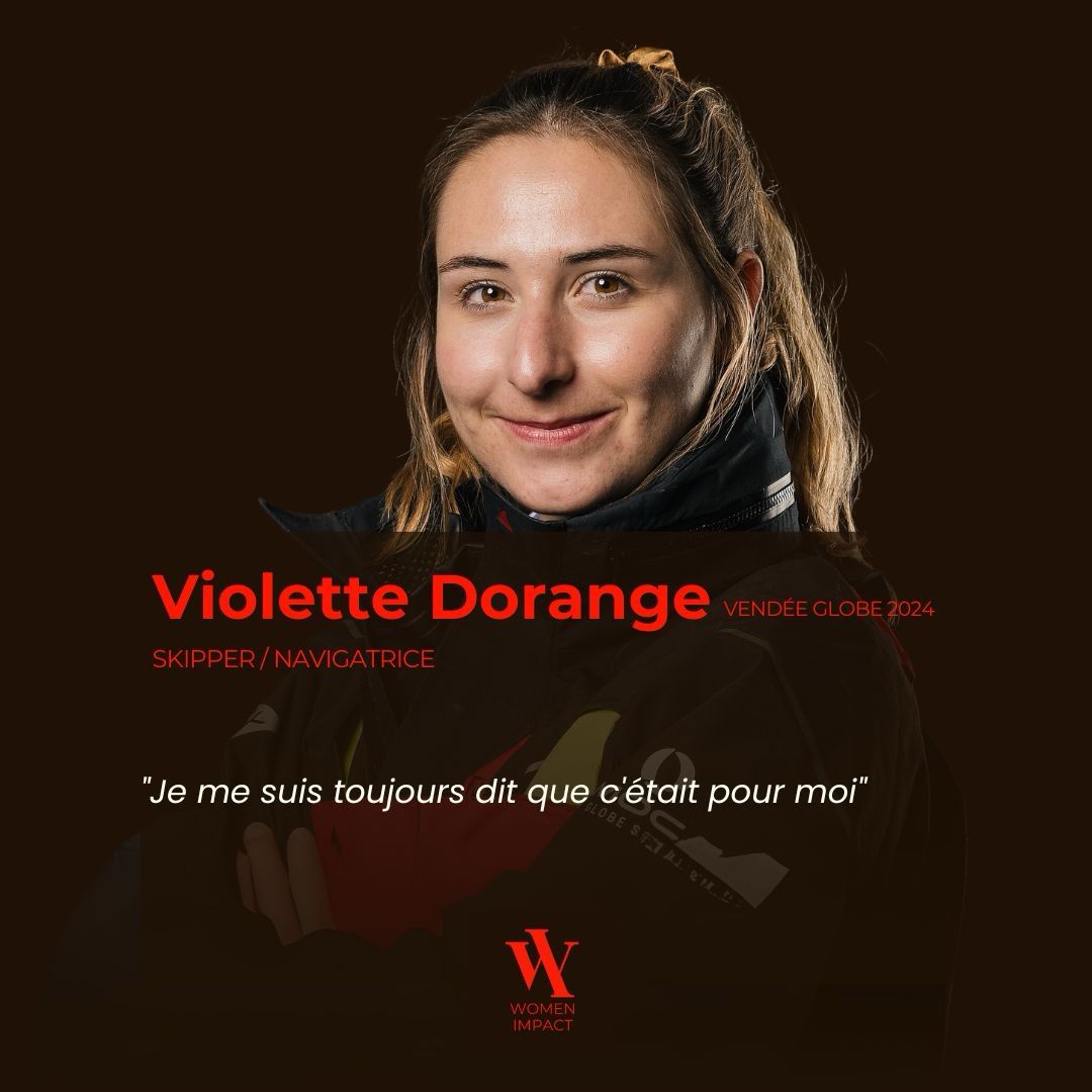 Violette Dorange, plus jeune skippeuse de la Vendée Globe 2024.